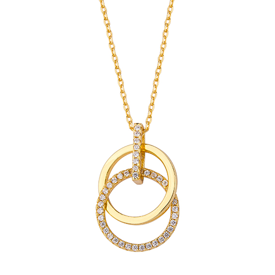 Paauksuotas pakabukas „Beauty“